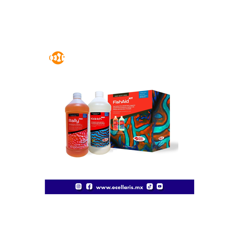 FishAid Kit - Tratamiento completo para peces - 32 oz