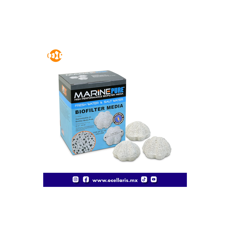 Biofilter Media Pods - Aprox 24 Pods