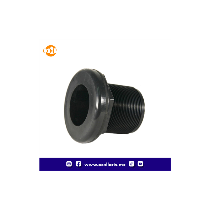 JT Bulkhead 1/2 pulg - Liso x Liso