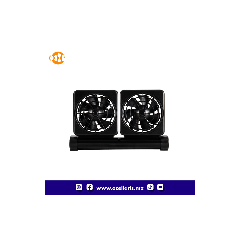 Ventilador Enfriador de Acuario - 2 Ventiladores