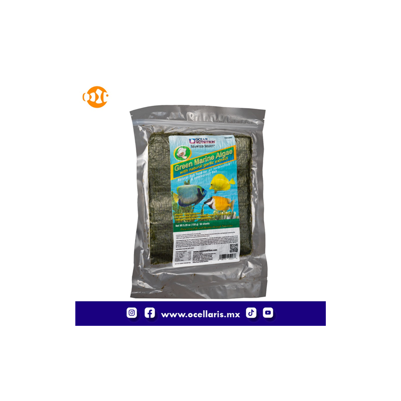 Ocean Nutrition Algas Marinas Verdes Mayoreo - 150 g