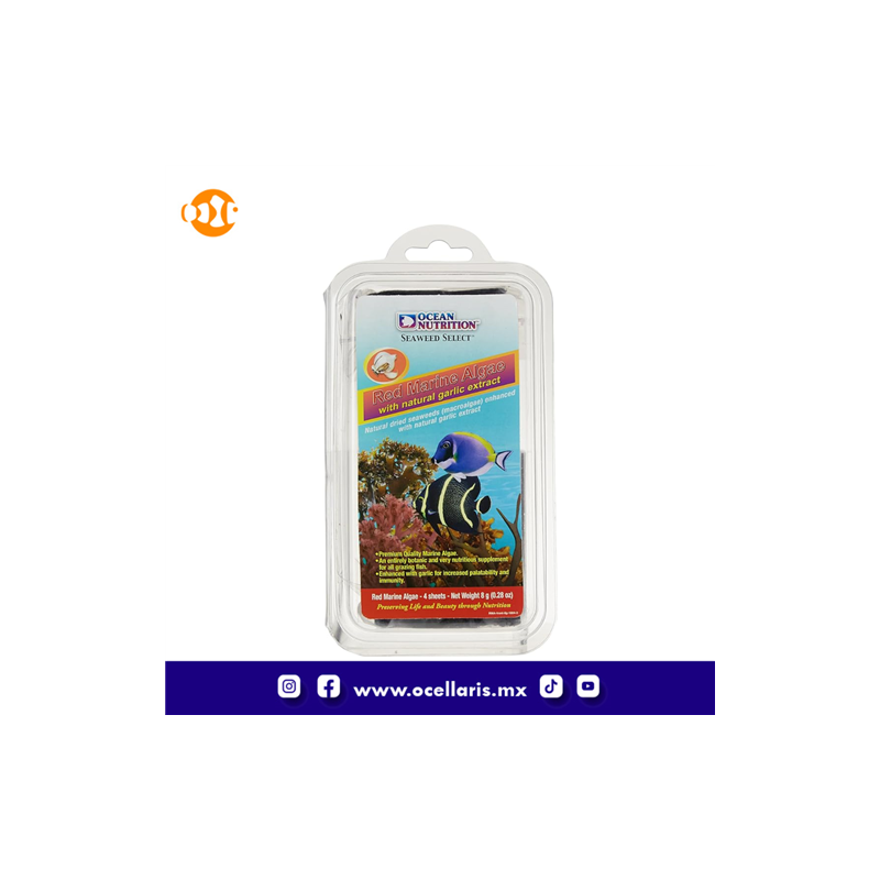 Ocean Nutrition Algas Marinas Rojas - 30 g