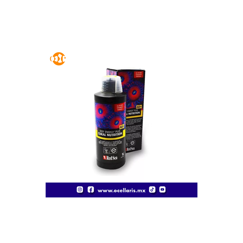 Reef Energy Plus - Superalimento para coral todo en uno (AB+) - 1 L