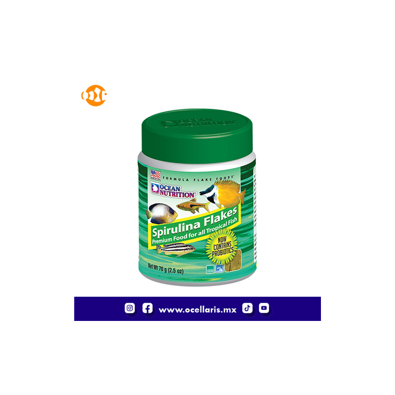 Ocean Nutrition Spirulina Flakes - 70 g