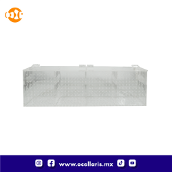 Caja de aclimatación con 4 compartimentos