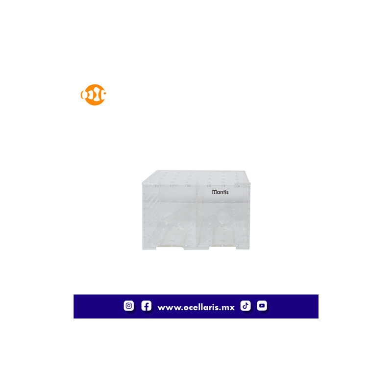 Caja de aclimatación con 2 compartimentos