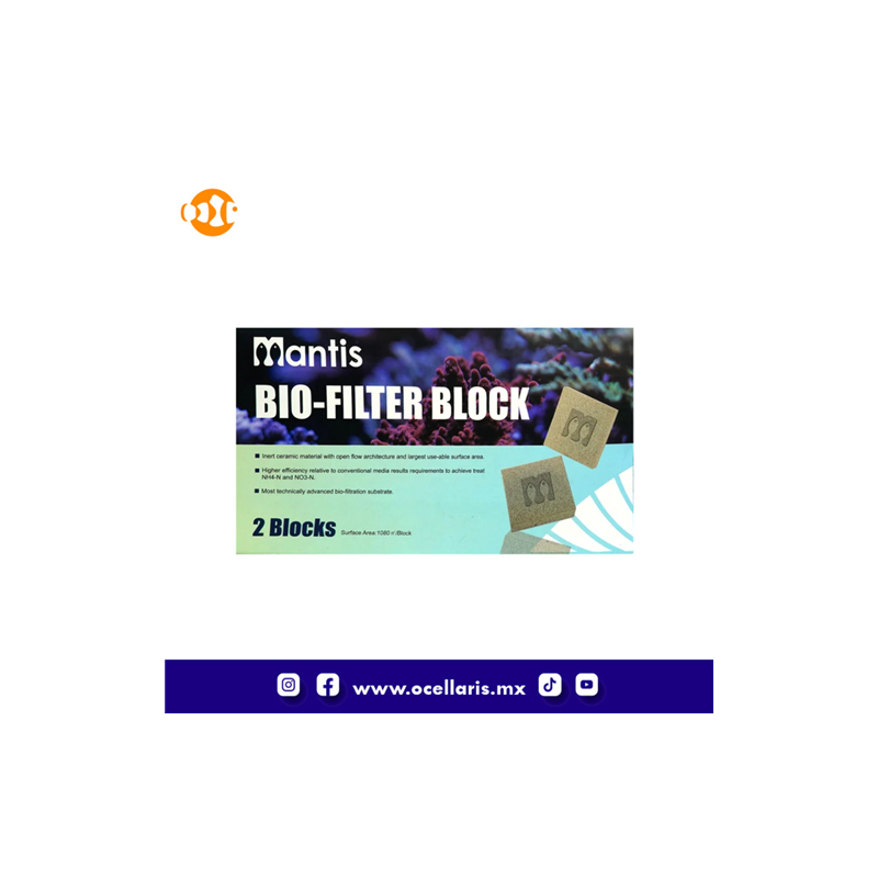 Mantis Bio-Filter Block - 2 piezas