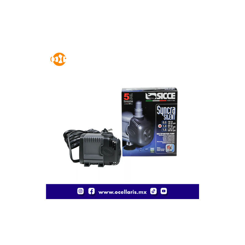 Syncra Silent 1.0 Pump - 251 GPH