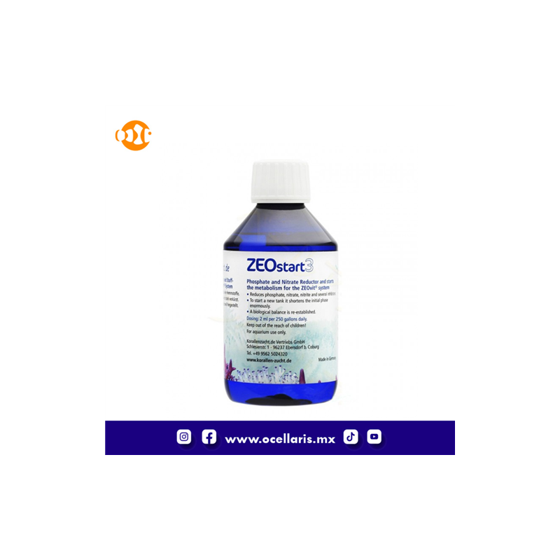 ZeoStart 3 - Reductor de Fosfatos y Nitratos - 250 ml