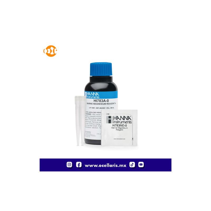 Hanna HI783-25 Reactivos para colorímetro de Magnesio