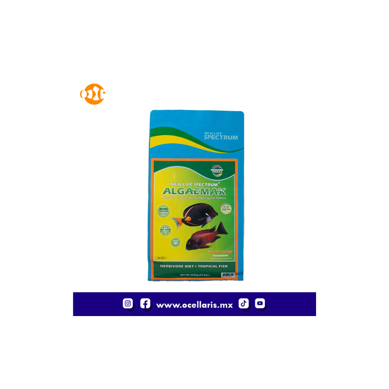 New Life Spectrum AlgaeMax Pellets, 1 mm-1.5 mm / 2200 g