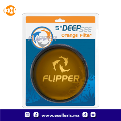 Flipper DeepSee Orange Lens Filter - 5 Pulgadas