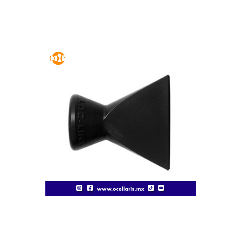 Loc-Line Flare Nozzle - Boquilla de 1 plg para conexión de 1/4 plg