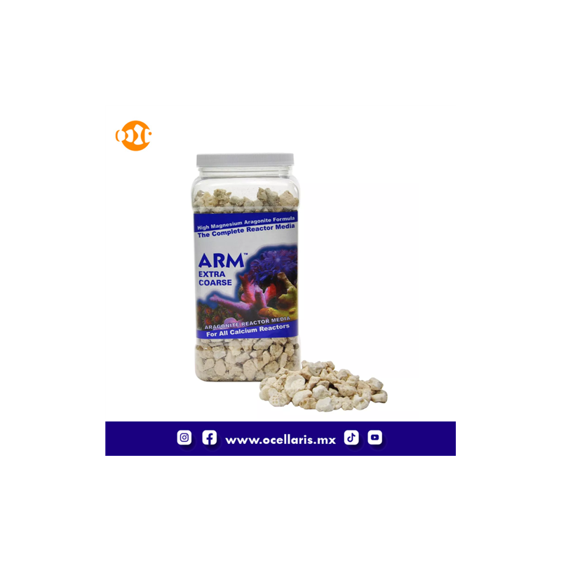CaribSea Media de reactor ARM - 1 gal - Extra Grueso