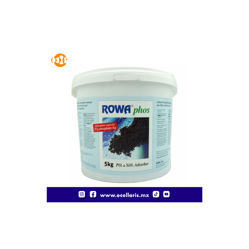 Rowa Phos - Absorbe Fosfatos y Silicatos - 5 kg
