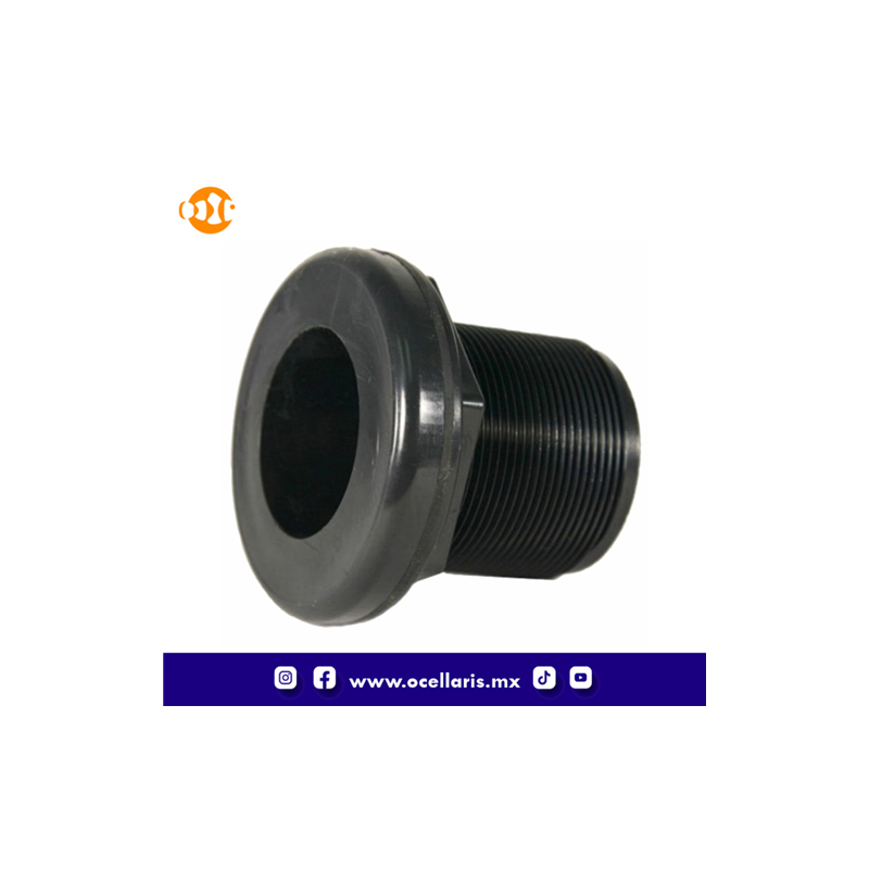 JT Bulkhead 1 plg - Liso x Liso