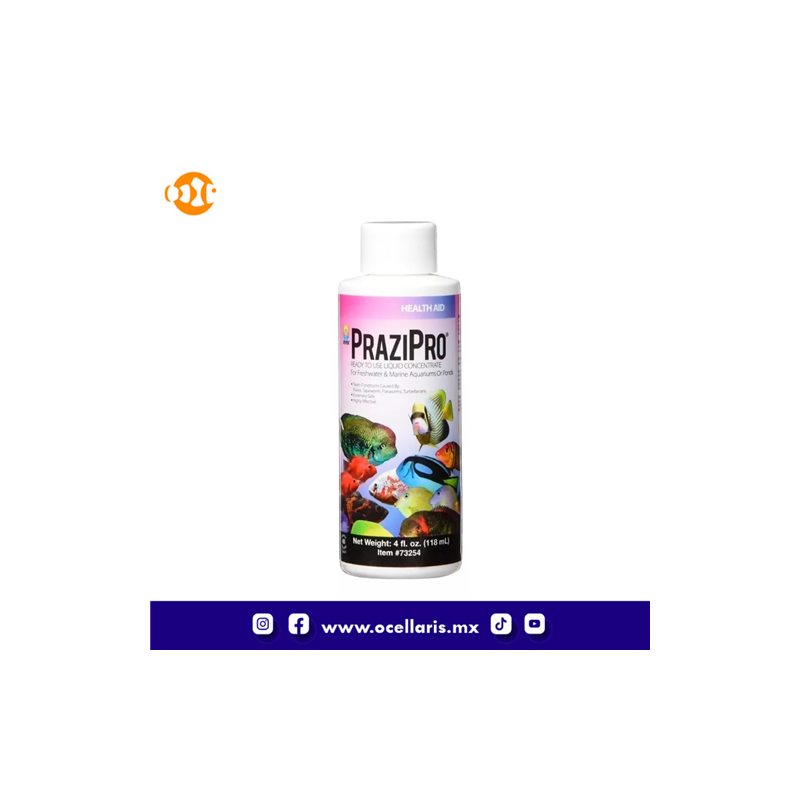 HiKari PraziPro 4oz / 118ml - ¡Proteja a sus peces!