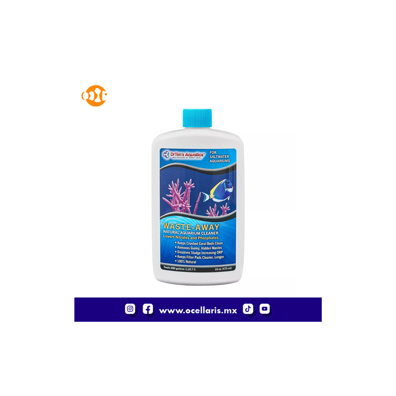 Waste-Away  Eliminación de bacterias que destruyen lodos - 16 oz