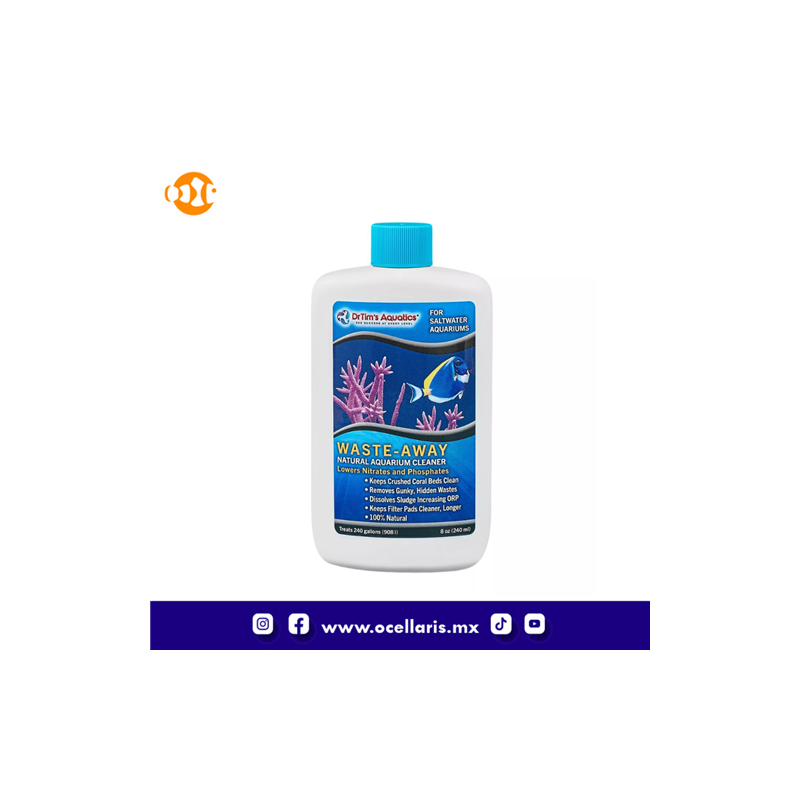 Waste-Away  Eliminación de bacterias que destruyen lodos - 8 oz