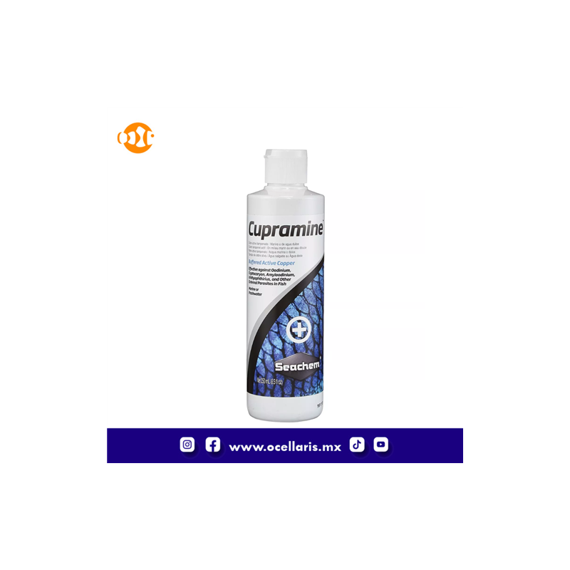 Cupramine - Tratamiento Antiparasitario de Cobre - 250 ml