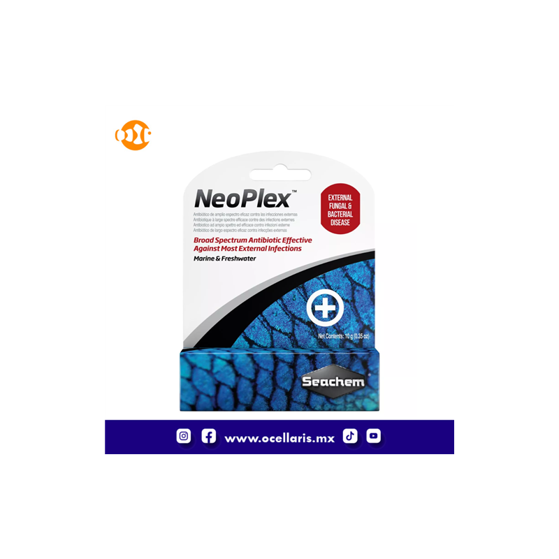 Neoplex - Tratamiento bacteriano para peces - 10 g