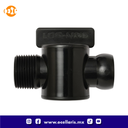 Loc-Line Válvula NPT macho de 1/2 plg