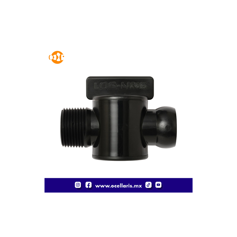 Loc-Line Válvula NPT macho de 1/2 plg