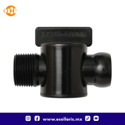 Loc-Line Válvula NPT macho de 1/2 plg