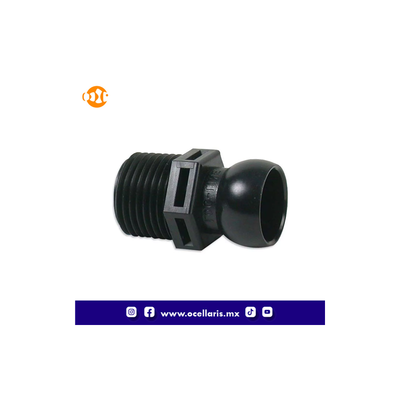 Loc-Line Conector macho NPT de 1/2 plg