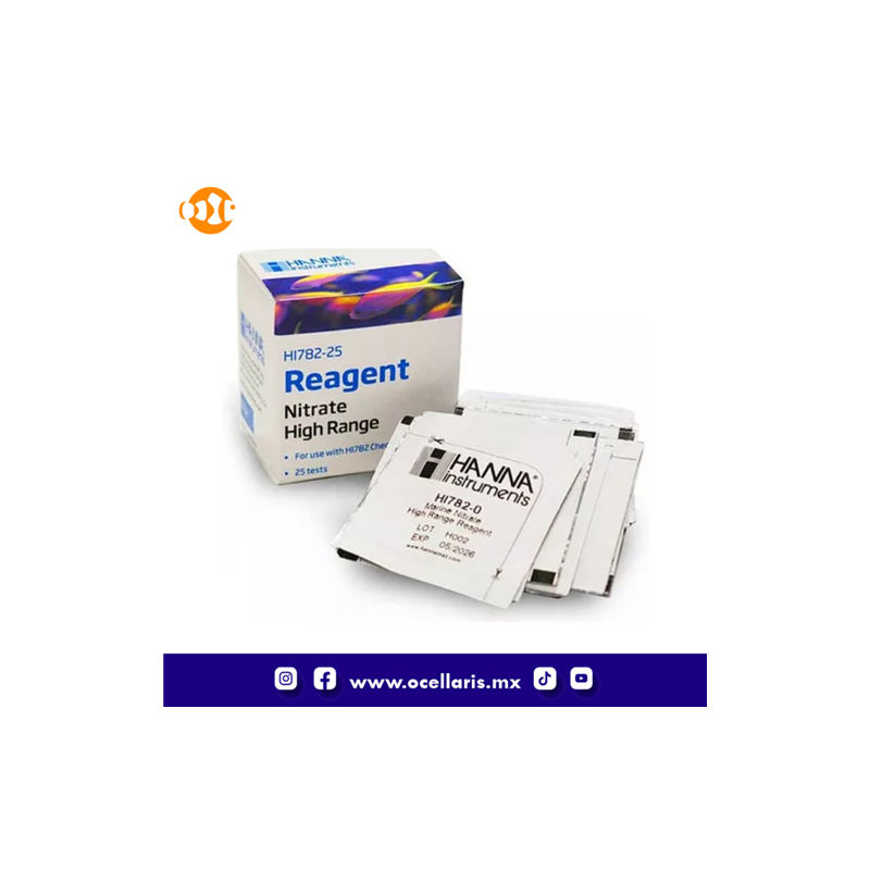 Hanna HI782-25 Reactivos  para el Colorímetro de Nitrato HR