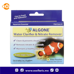 Clarificador de agua para acuarios y removedor de nitratos - 1,250 Lts.