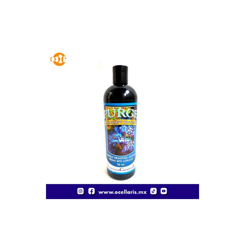 Purge - Destructor de gusanos planos - 16 oz
