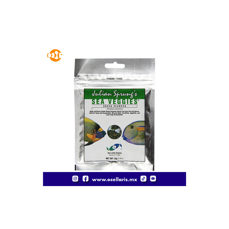 Green Sea Veggies - Hojas de Algas Marinas Verdes - 12 g