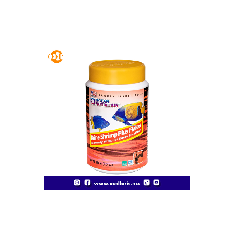 Ocean Nutrition Brine Shrimp Plus Flakes - 154 g