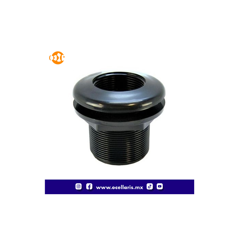 Bulkhead 1 1/2  plg  - Roscado x Liso