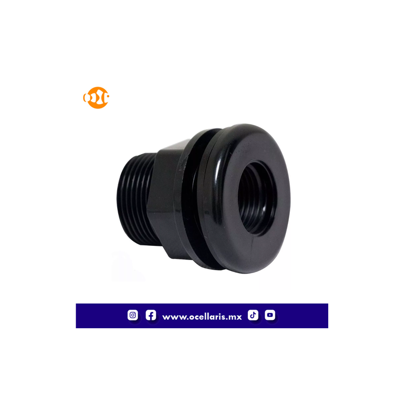 Lifegard Bulkhead 1/2 plg - Roscado x Liso