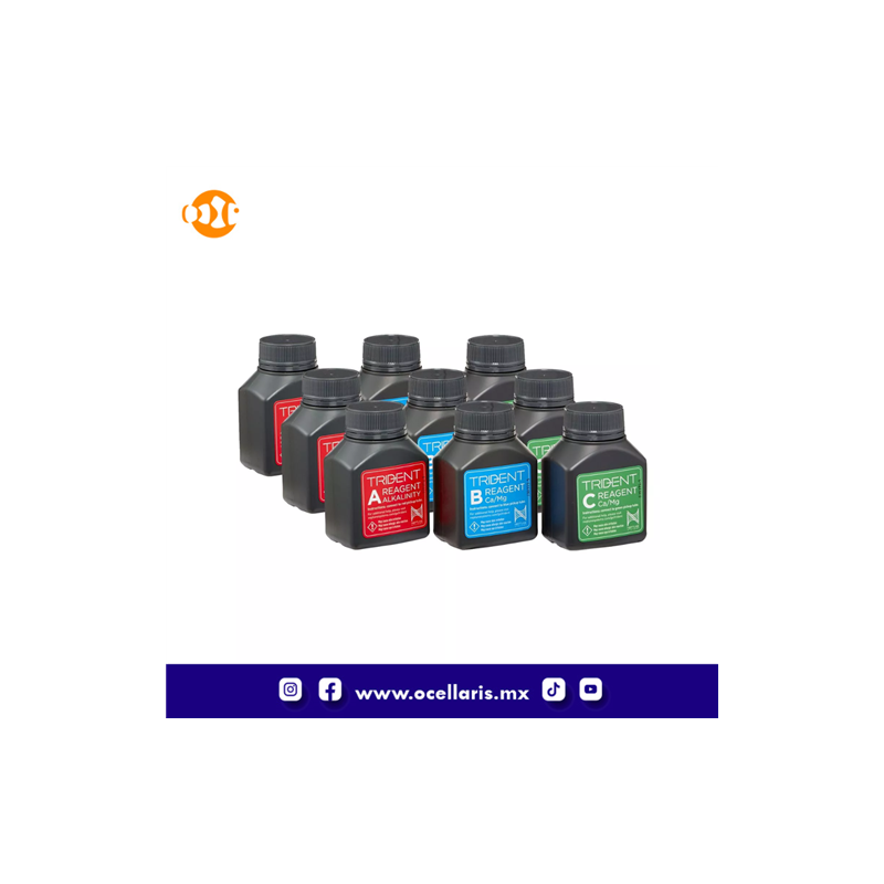 Neptune Systems - Kit de reactivos Trident para 6 meses