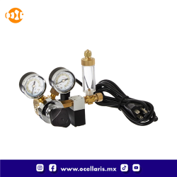 Milwaukee MA957 Válvula solenoide - Regulador de CO2 con contador de burbujas